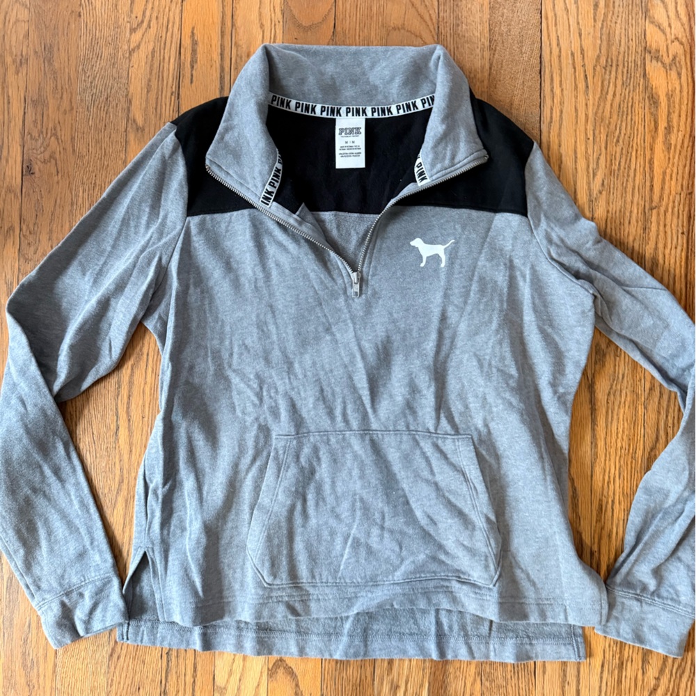 Victoria's Secret Pink Gray and Black Top